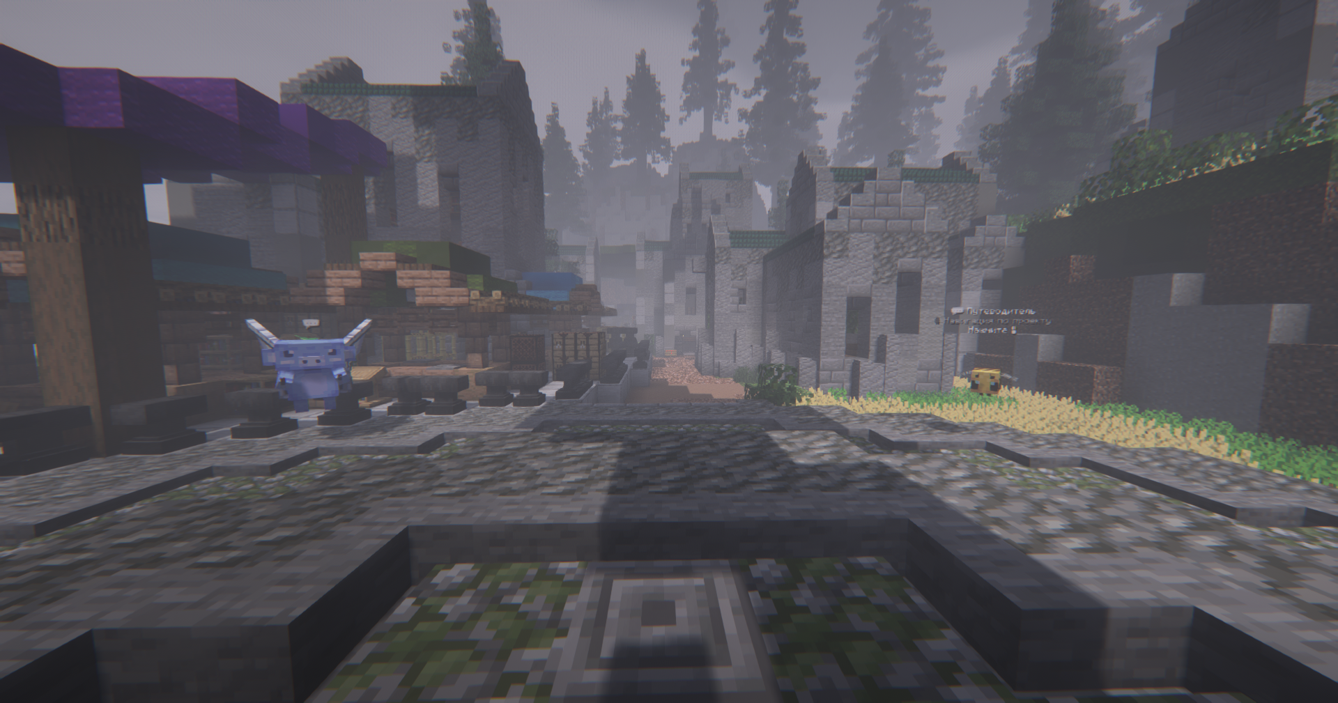 Скриншот сервера